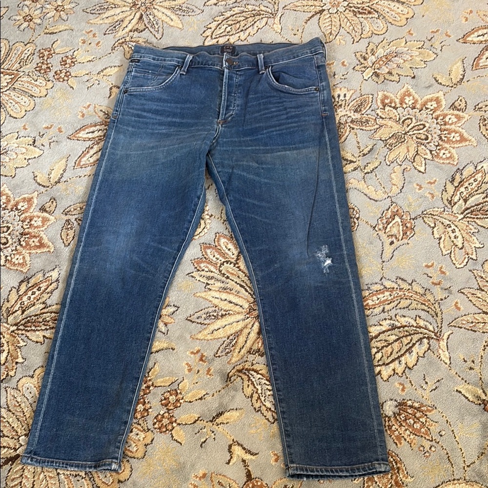 Citizens Of Humanity Elsa mid rise slim fit crop